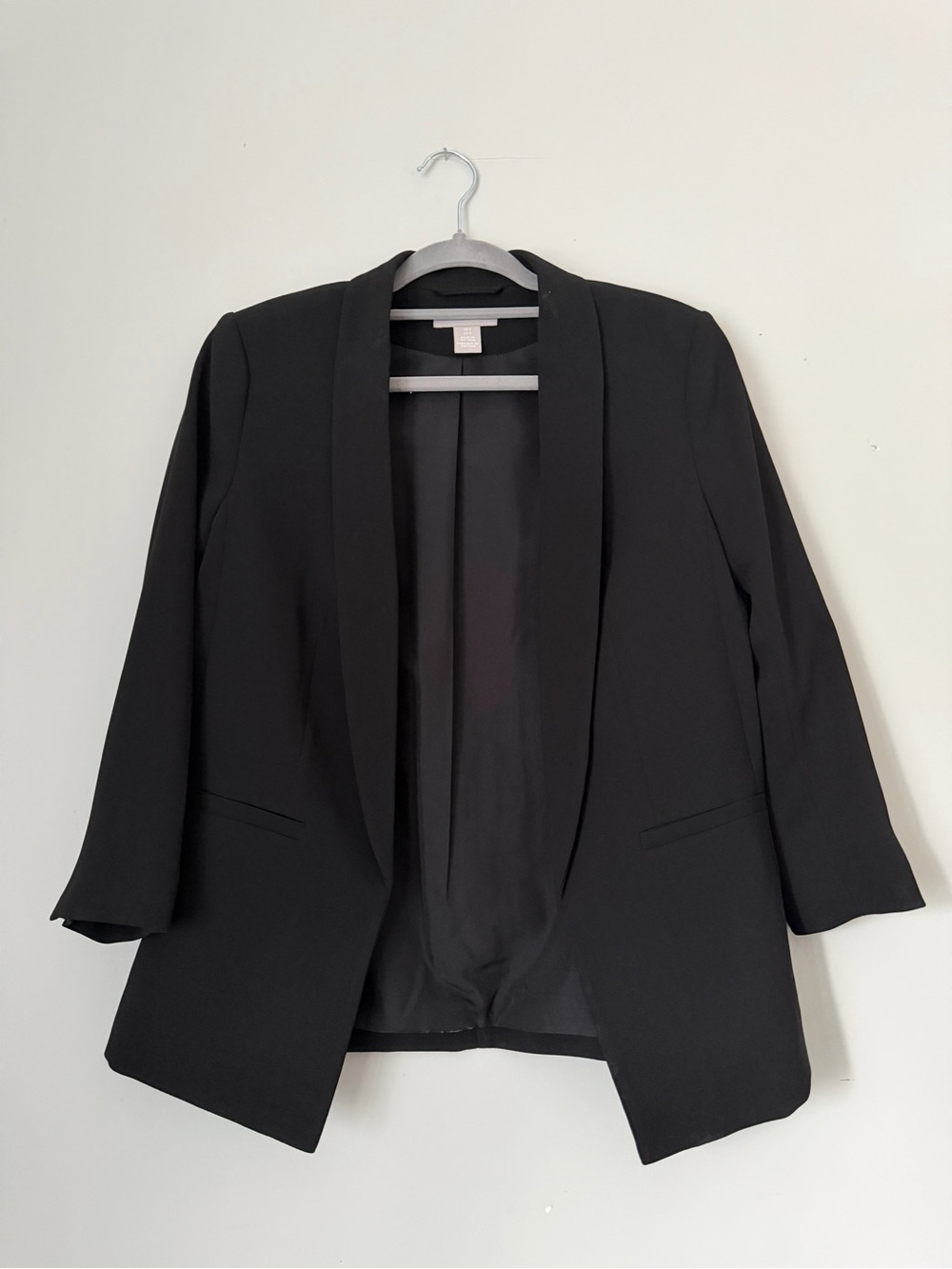 H&M Black Open-Front Women's Blazer